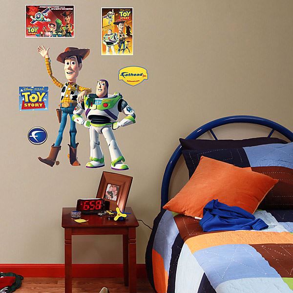 Toy Story Fathead Jr Woody Buzz