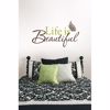 Life is Beautiful Wall Phrases