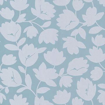 Freesia Light Grey Fun Floral