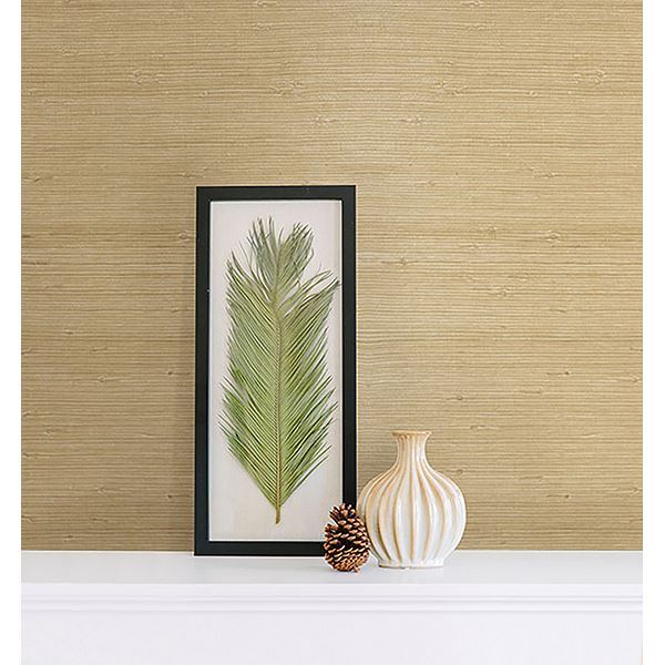 5365624 Cream Grasscloth Mei James Wallpaper