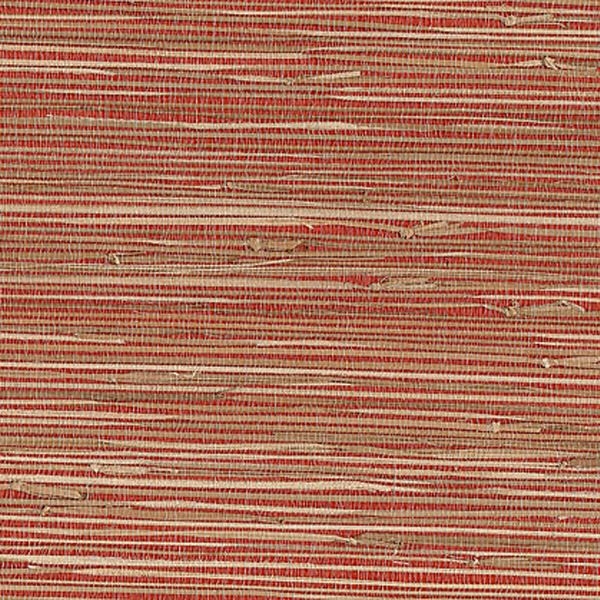 53-65661 Brick Grasscloth - Rio - Kenneth James Wallpaper