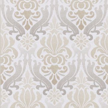 Aquitaine Taupe Nouveau Damask 