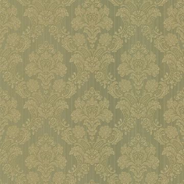 Monalisa Green Damask Fabric