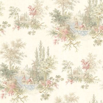 Pictorial Olive Romance Toile