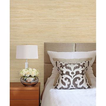 Show details for Qi Taupe Grasscloth