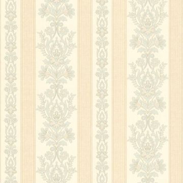 Kensington Light Blue Damask Stripe