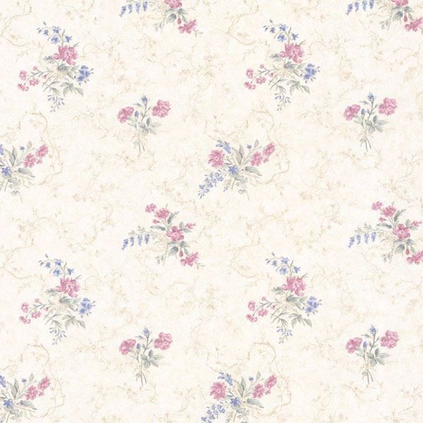 992 68340 Pink Delicate Floral Bouquet Wallpaper Marie Mirage