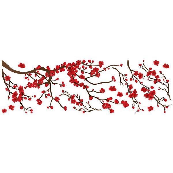 Red Branch Removable Wall Decals Crearreda Wall Decals