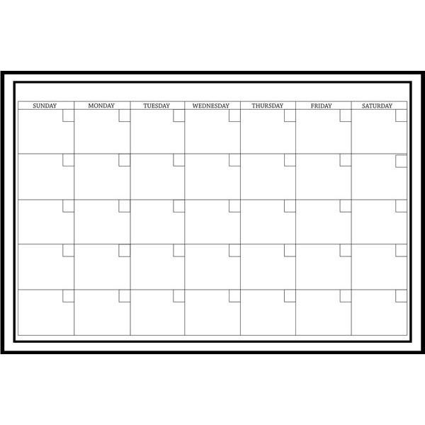 Dry Erase White Calendar And Message Board Set Dry Erase Decals WallPops
