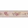 Cream Folk Floral Trail Border