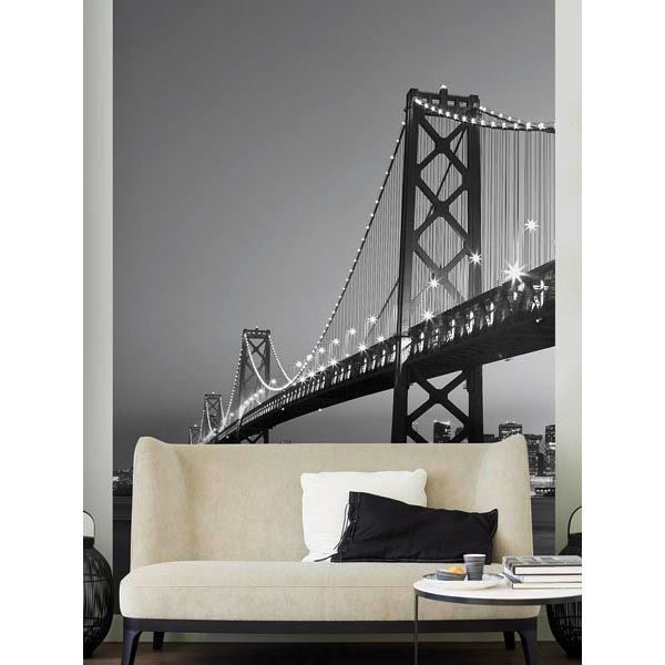 DM387 San Francisco Skyline Wall Mural - Ideal D cor Photomurals