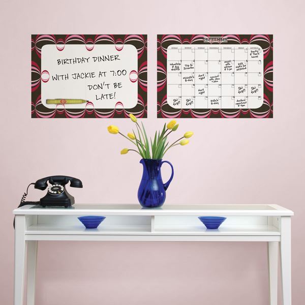 Dry Erase Calendar and Message Board Decals | WallPops Dry Erase Wall Art