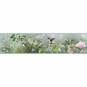 Show details for Ruby Blue Hummingbird Garden Border