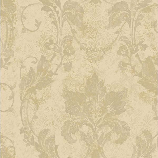 Irena Gold Delicate Damask