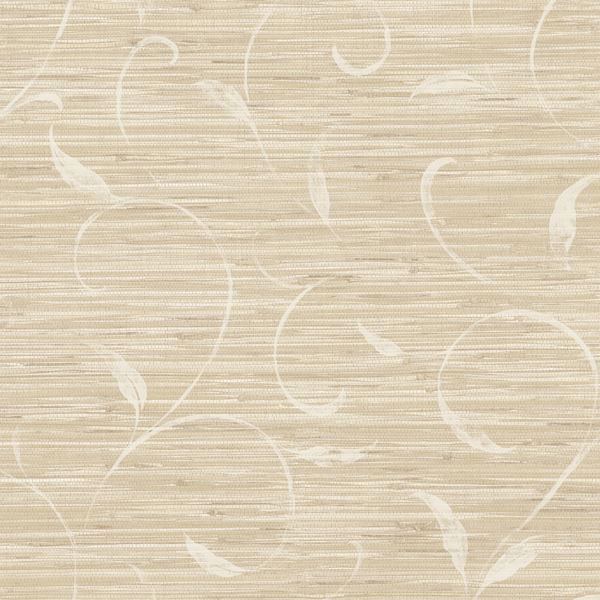 PN58692 Neutral Autumn Breeze Grasscloth Wallpaper Perfectly Natural