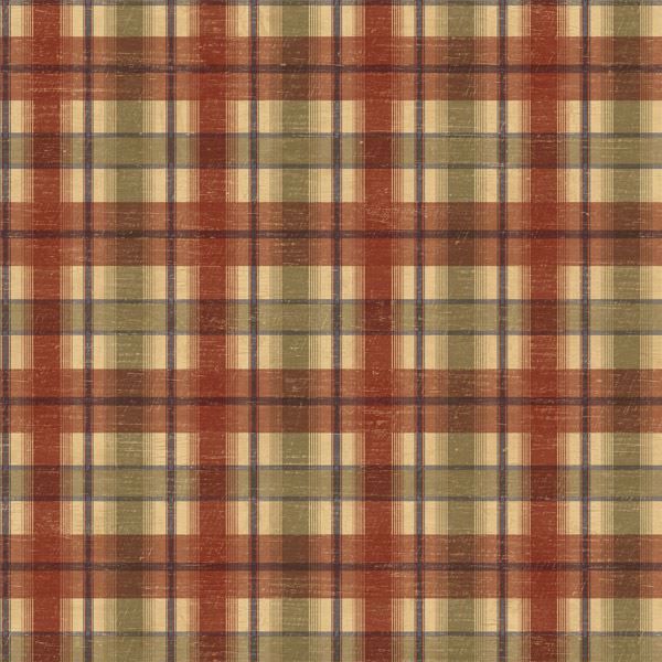 FFR16133 Red Woodgrain Tartan - Bloque - Family & Friends ...