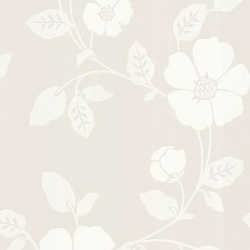 Sayles Cream Modern Poppy Floral
