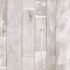 Heim White Distressed Wood Panel