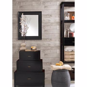 Show details for Heim White Distressed Wood Panel
