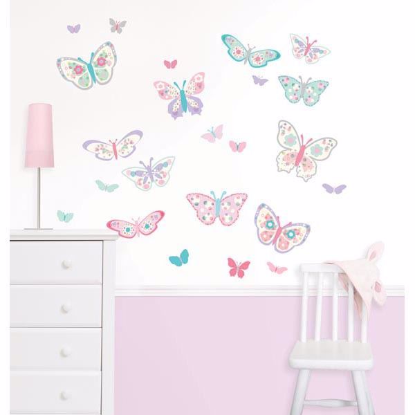 butterfly wall decals hobby lobby