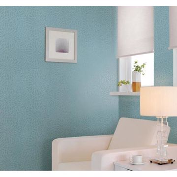 Show details for Calendula Teal Modern Floral