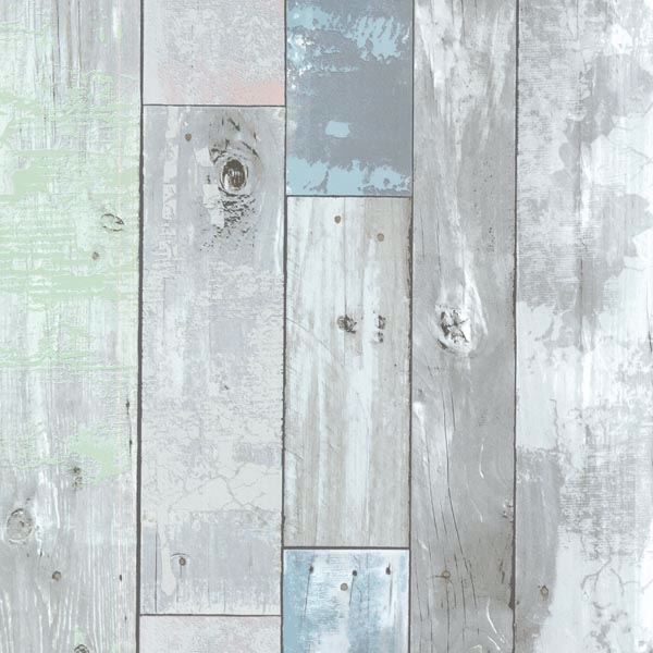 Dean Blue Distressed Wood Panel