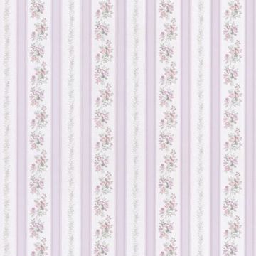 Merle Lavender Floral Stripe