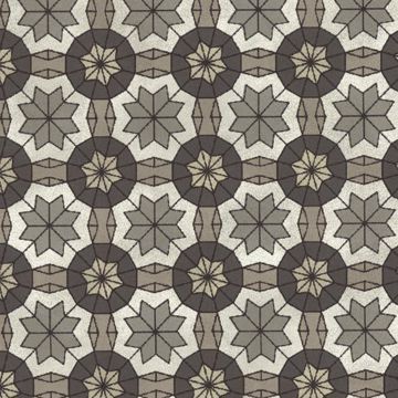 Marqueterie Pewter Mosaic Geometric