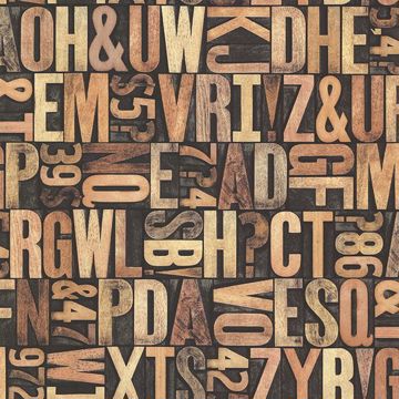 Picture of Letterpress Sand Typography 