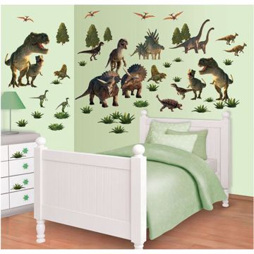 Show details for Dinosaur Land Wall Art Kit