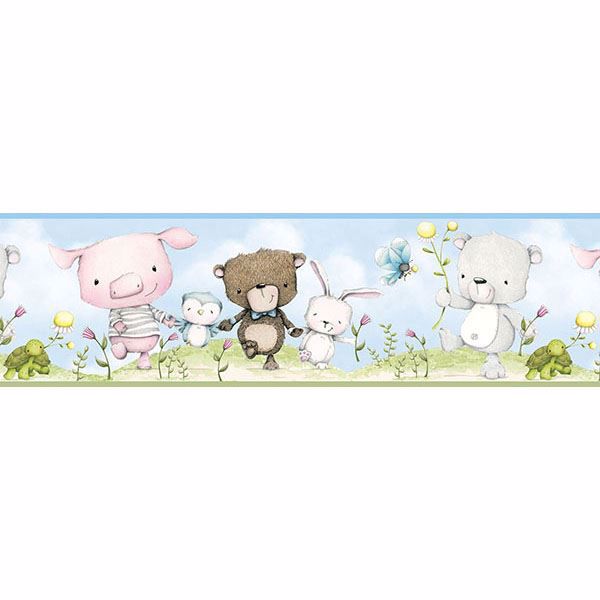 Picture of Brenden Blue Animal Parade Border 