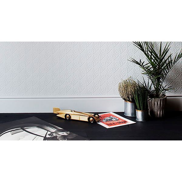 RD576 Paintable Luxury Vinyl Deco Paradiso Anaglypta XI Wallpaper