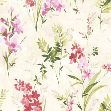 Picture of Henrietta Pink Watercolor Floral  