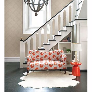 Show details for Tetra Beige Quatrefoil