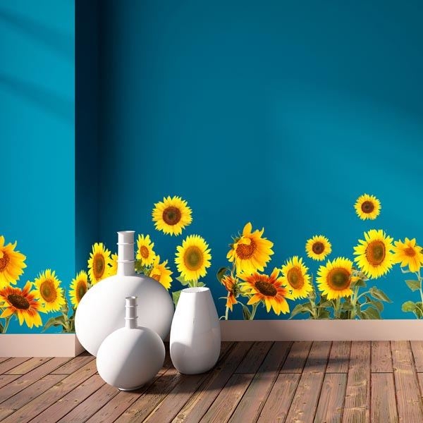 Picture of Sunflowers Border Decal
