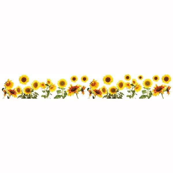 Sunflowers Border Decal Home D Cor Line Wall Decals