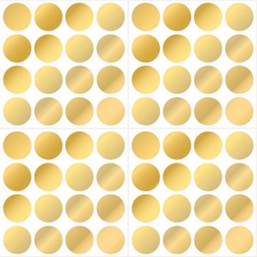 Show details for Gold Foil Confetti Dot Decals