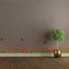 Picture of Poppies & Butterflies Border Decal