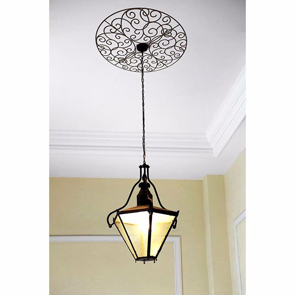 Bronze Scroll Ceiling Medallion Decal