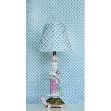Show details for Eebe Light Blue Floral Geometric