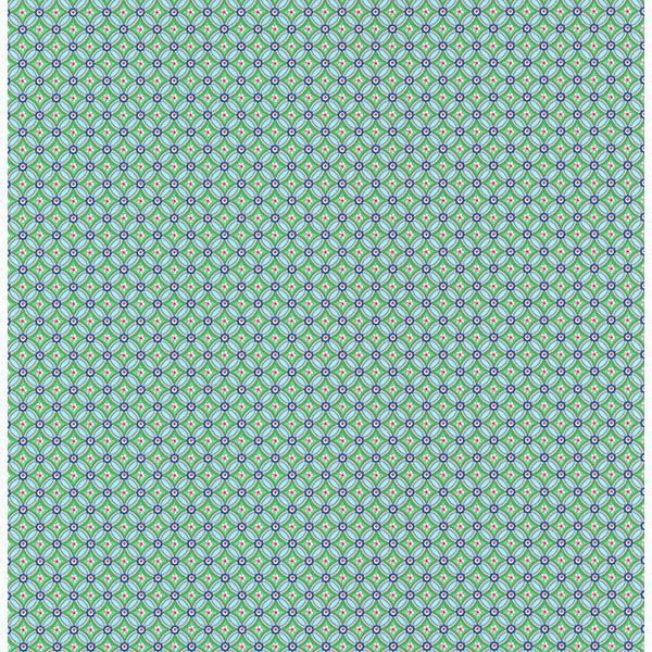 Picture of Eebe Green Floral Geometric