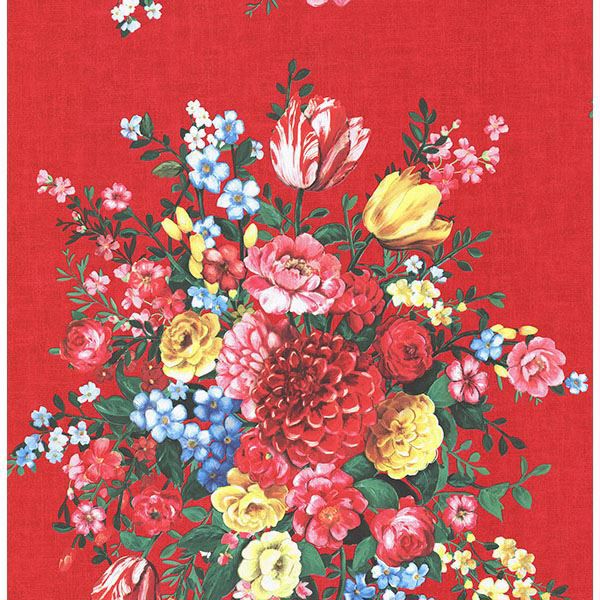 Picture of Ayaanle Red Dutch Painters Floral 