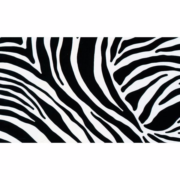 Zebra Adhesive Film Fablon Sticky Back Plastic