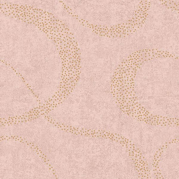 Picture of Swirl Pink Scroll Geometric
