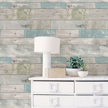 NU2187 - Shiplap Peel and Stick Wallpaper - by NuWallpaper