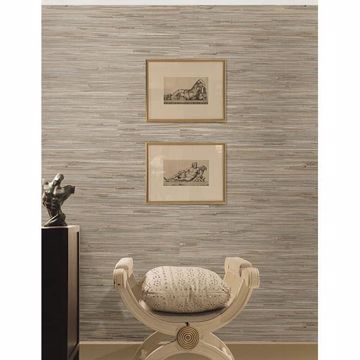 Show details for Heiki Light Grey Grasscloth