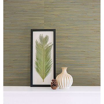 Show details for Arina Turquoise Grasscloth