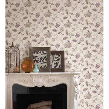 Show details for Georgette Burgundy Jacobean