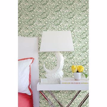 Show details for Adrian Green Paisley Wallpaper