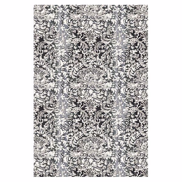 Picture of Painted Lace Light Grey Damask Mural 